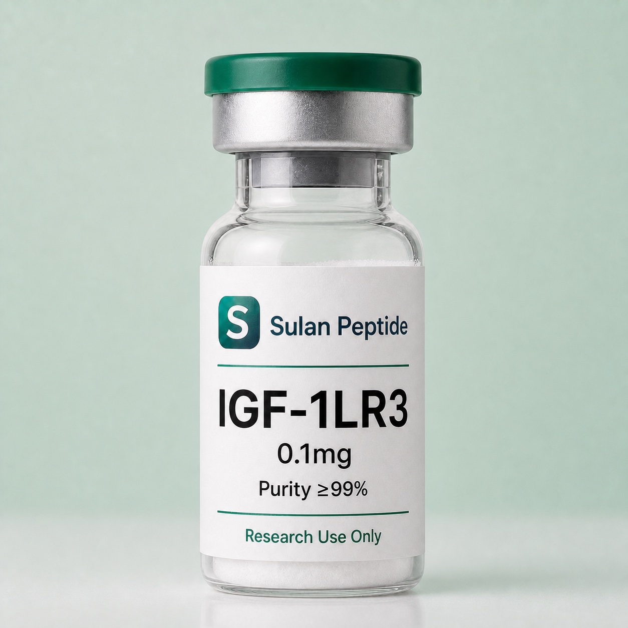IGF-1LR3 Research Peptide research-use peptide vial by Sulan Peptide