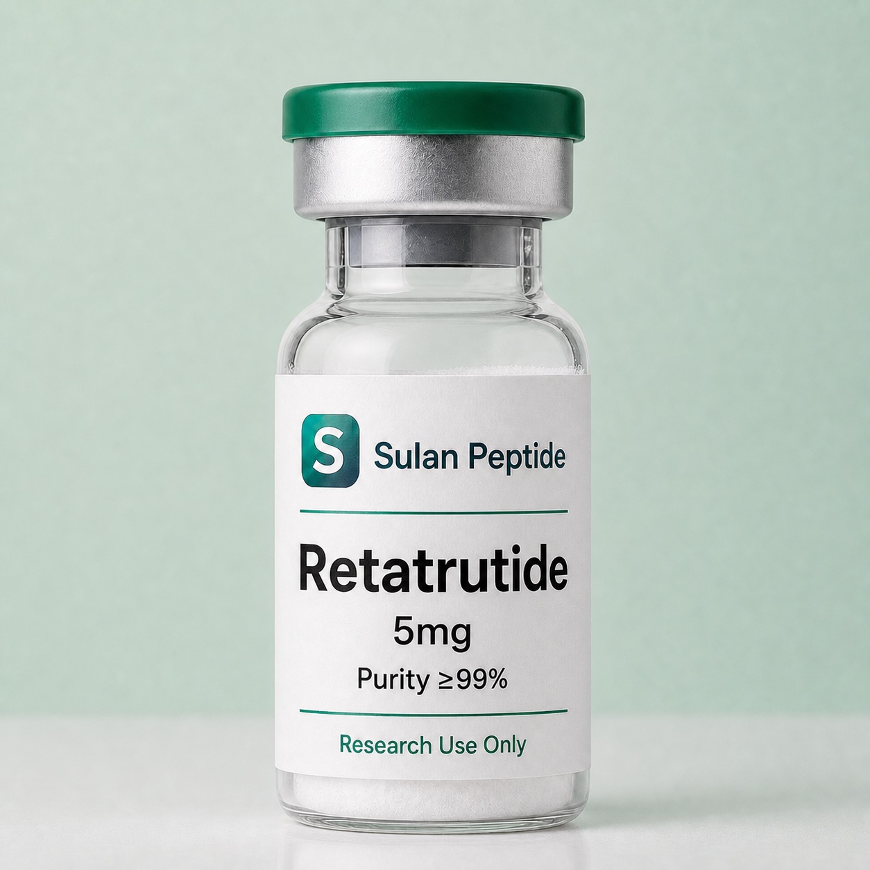 Retatrutide Research Peptide research-use peptide vial by Sulan Peptide