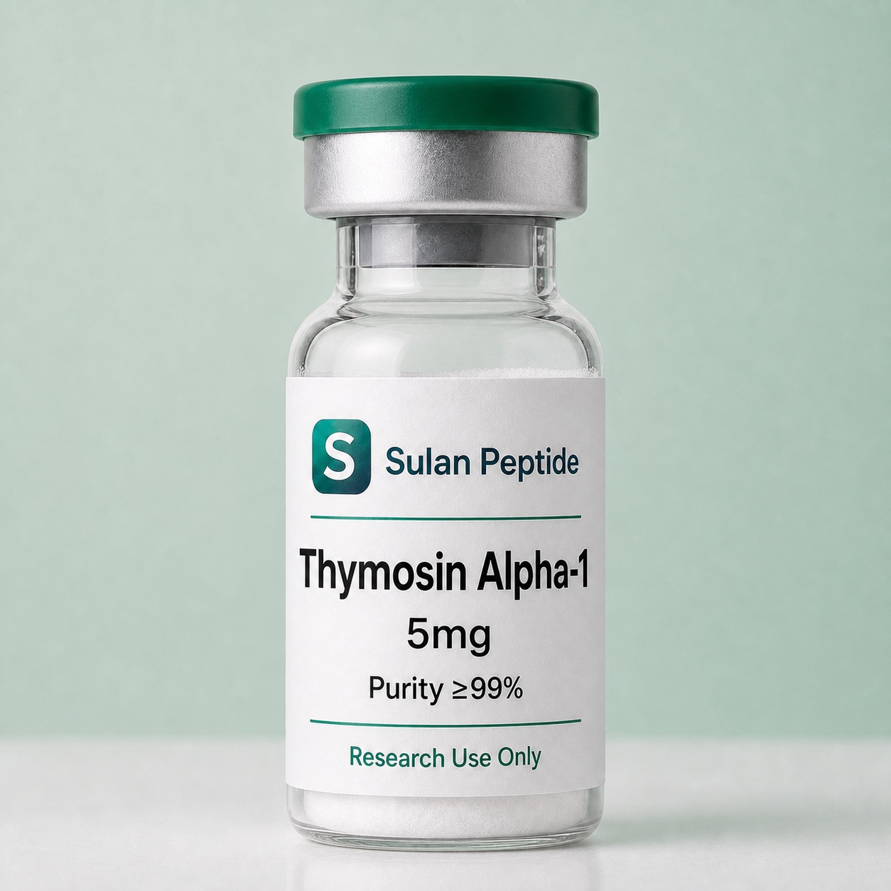 Thymosin Alpha-1 Research Peptide research-use peptide vial by Sulan Peptide